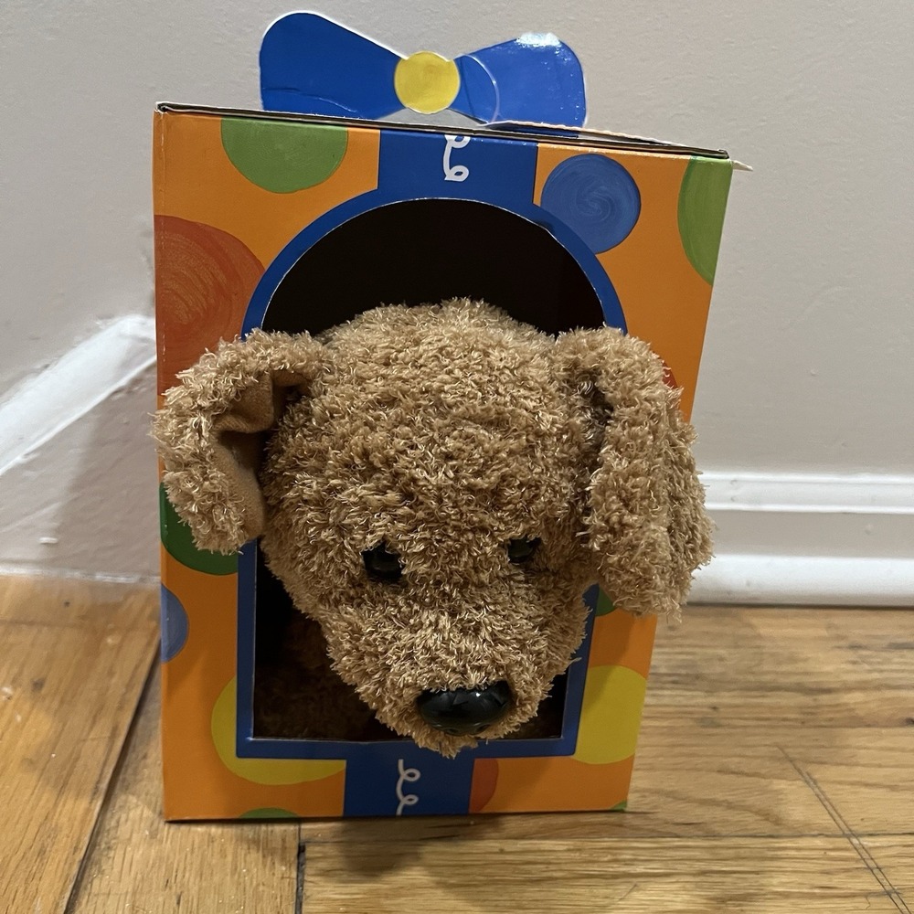 Vtg Hallmark Present Pup 2004 Plush Stuffed Animal New In Box‎